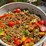 Close-up of chickpeas and lentils as vegan butter bean substitutes